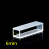 QF41, 6mm Lightpath Cuvette Cell for Automatic Biochemistry Analyzer, 0.54mL, 30x6.3x8 mm, Glass