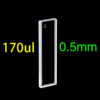 QS31, 0.5 mm 175uL Ultra Short Path Length Quartz Cuvettes
